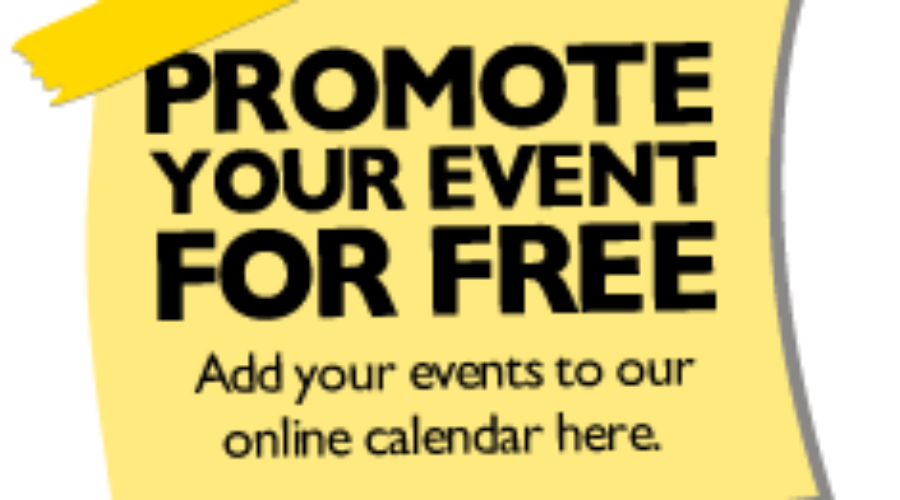 Submit events for our website calendar