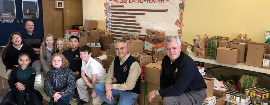 Regis St. Mary Food Drive was a great success