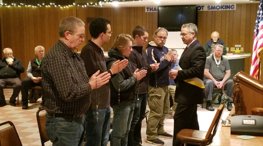 Welcoming New Members to the Knights of Columbus St. Anthony Council